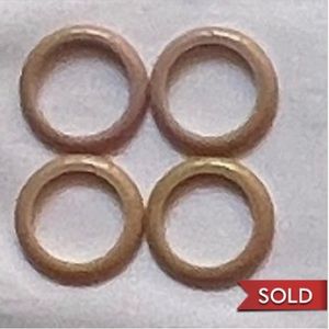 Rare! Tan/beige plastic bezel for ladies Gucci watch